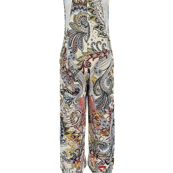 Bohemian Paisley Jumpsuit in Multicolor - Picture 3 of 4